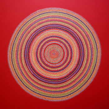 Drawing titled "Solaris-Sun" by Lina Stern, Original Artwork, Marker