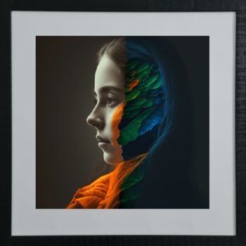 Arts numériques intitulée "NATUR'ELLE" par Suny, Œuvre d'art originale, Image générée par l'IA