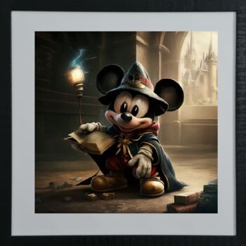 Artes digitais intitulada "Mickey" por Suny, Obras de arte originais, Imagem gerada por IA