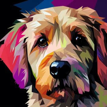 Arts numériques intitulée "SNOOP DOG" par Suny, Œuvre d'art originale, Travail numérique 2D