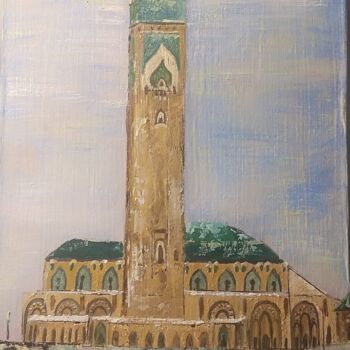 Картина под названием "Мечеть 3" - Anna.Mag, Подлинное произведение искусства, Масло