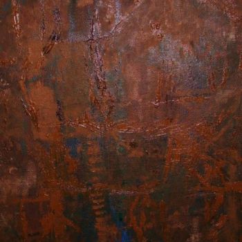 Pintura titulada "marron, brown" por Lionel Denise, Obra de arte original, Oleo