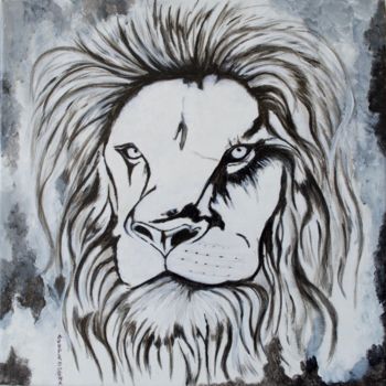 Painting titled "Fearless" by Artist Supreetha, Original Artwork, Acrylic