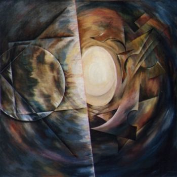 Malerei mit dem Titel "Composition 273***…" von Dmitri Malenki, Original-Kunstwerk, Öl