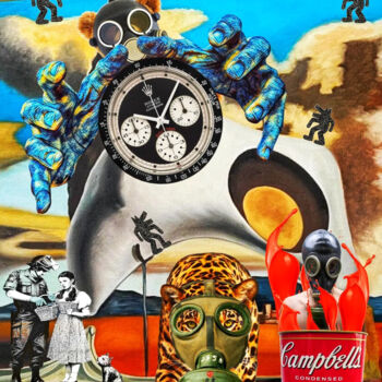 Arte digitale intitolato "Surrealism at eight…" da Supreme Goonz, Opera d'arte originale, Collage digitale