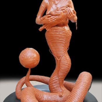 雕塑 标题为“Earth Balance [For…” 由Supriya Shinde, 原创艺术品, 金属