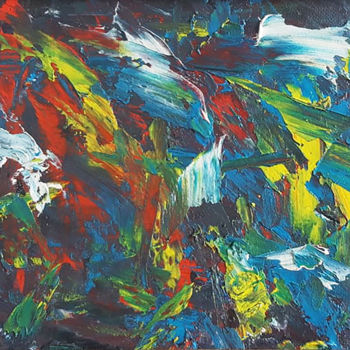 Malerei mit dem Titel "Destroy the form" von Andrei Surdu, Original-Kunstwerk, Öl