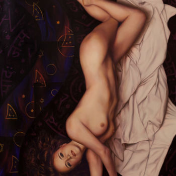 Malerei mit dem Titel "Love, Birth, New Li…" von Andrey Surikov, Original-Kunstwerk, Öl