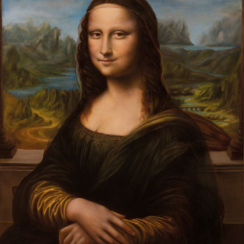 Malarstwo zatytułowany „Mona Lisa. The best…” autorstwa Andrey Surikov, Oryginalna praca, Olej