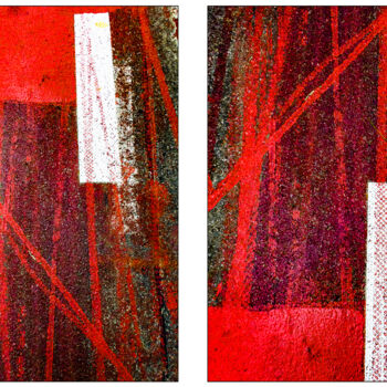 Fotografía titulada "Seeing Red #10" por Susan Bowen, Obra de arte original, Fotografía manipulada