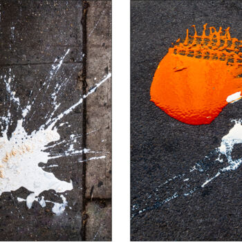 Фотография под названием "Spills Diptych #02" - Susan Bowen, Подлинное произведение искусства, Цифровая фотография