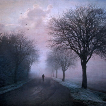 Fotografie getiteld "A Winter's Stroll" door Susan Maxwell Schmidt, Origineel Kunstwerk, Gemanipuleerde fotografie
