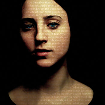 Arte digitale intitolato "The Other Side of F…" da Susan Maxwell Schmidt, Opera d'arte originale, Fotomontaggio