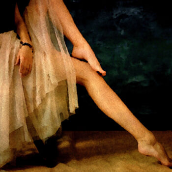 Digitale Kunst mit dem Titel "The Dancer" von Susan Maxwell Schmidt, Original-Kunstwerk, Digitale Malerei