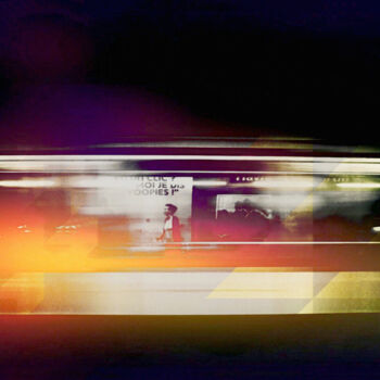 Fotografie getiteld "Paris Metro" door Susan Maxwell Schmidt, Origineel Kunstwerk, Digitale fotografie