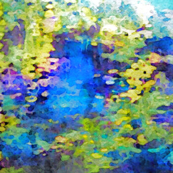 Artes digitais intitulada "In Monet's Garden" por Susan Maxwell Schmidt, Obras de arte originais, Pintura digital