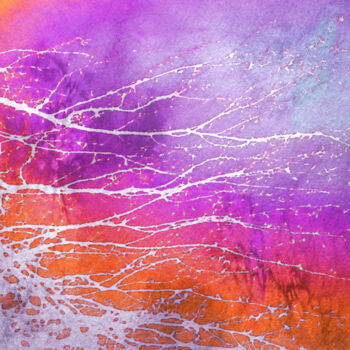 Digitale Kunst mit dem Titel "Wind in the Willow" von Susan Maxwell Schmidt, Original-Kunstwerk, Digitale Malerei
