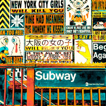 Fotografie getiteld "New York City Trans…" door Susan Maxwell Schmidt, Origineel Kunstwerk, Digitale fotografie