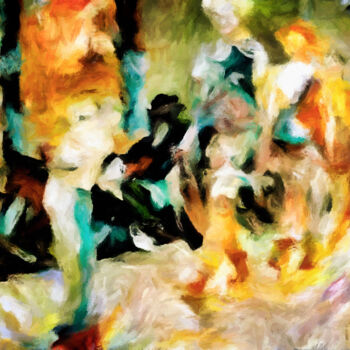 Arte digitale intitolato "On the Catwalk" da Susan Maxwell Schmidt, Opera d'arte originale, Pittura digitale