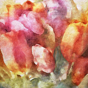 Artes digitais intitulada "Captured Spring" por Susan Maxwell Schmidt, Obras de arte originais, Pintura digital