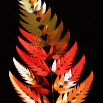 Arte digitale intitolato "Colors of Autumn" da Susan Maxwell Schmidt, Opera d'arte originale, Pittura digitale