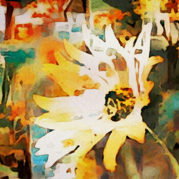 Digital Arts titled "Daydreaming Daisies" by Susan Maxwell Schmidt, Original Artwork, Digital Painting