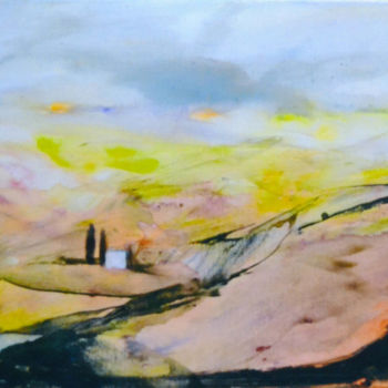 Pittura intitolato "Peaceful - Original…" da Susan Monk, Opera d'arte originale, Acrilico