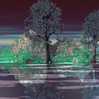 Digital Arts titled "el lago4" by Susana Rovo, Original Artwork