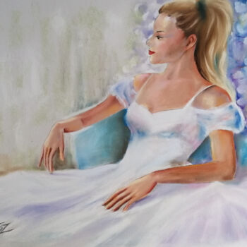 Pintura titulada "Ballet Dancer 24-2" por Susana Zarate, Obra de arte original, Pastel