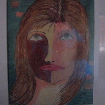 Pittura intitolato "Made in His image" da Susan Bowen, Opera d'arte originale