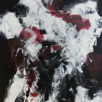Painting titled "Power" by Susanna Schorr, Original Artwork, Acrylic Mounted on Wood Stretcher frame