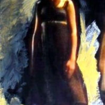 Pittura intitolato "Giovane essenza 1" da Susanna De Paolis, Opera d'arte originale