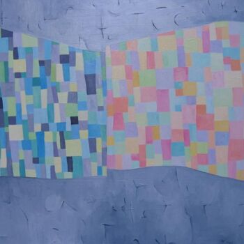 Pittura intitolato "muri" da Susanne Portmann, Opera d'arte originale