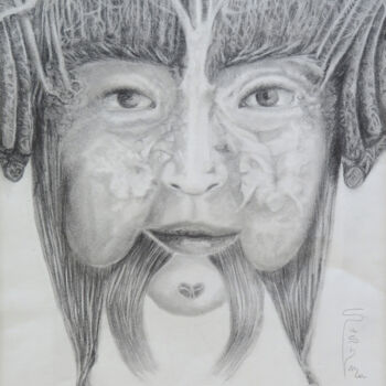 图画 标题为“Artesis” 由Sushma Legendre Mcintosh, 原创艺术品, 铅笔