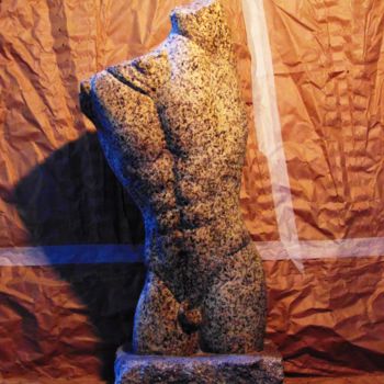 Sculpture titled "Torso" by Susoescultordapedra, Original Artwork, Stone