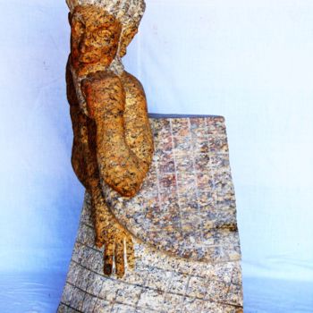 Rzeźba zatytułowany „Fauno” autorstwa Susoescultordapedra, Oryginalna praca, Kamień