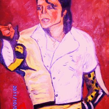 Painting titled "michael-forever.jpg" by Susy Arte Uruguay, Original Artwork, Oil