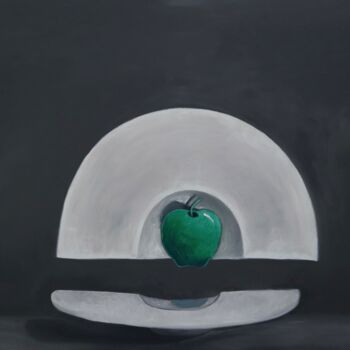 绘画 标题为“Apple” 由Ta Byrne, 原创艺术品, 油