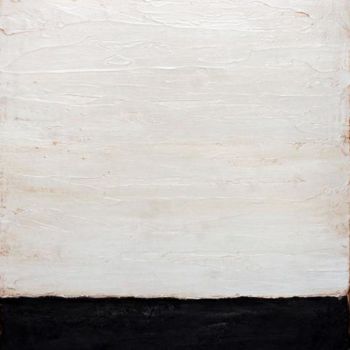Painting titled "blanc_sur_noir.jpg" by Emmanuel Suzan, Original Artwork