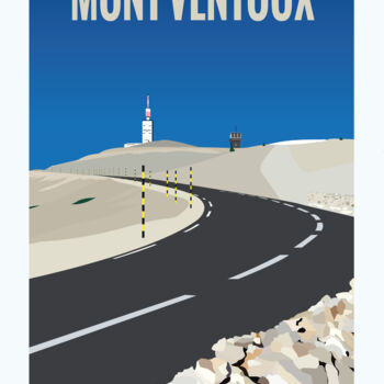 "MONT VENTOUX" başlıklı Dijital Sanat Suzanne Bolze tarafından, Orijinal sanat, 2D Dijital Çalışma