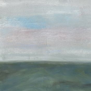Painting titled "La Manche depuis la…" by Suzanne Demouge, Original Artwork