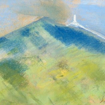 Картина под названием "Vue du Mont Ventoux" - Suzanne Demouge, Подлинное произведение искусства