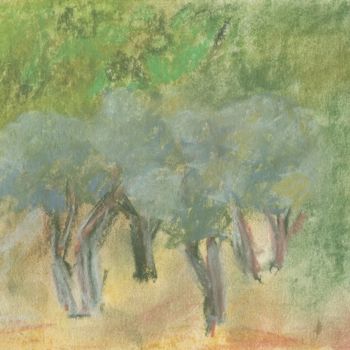 Pittura intitolato "oliviers-2004-redim…" da Suzanne Demouge, Opera d'arte originale