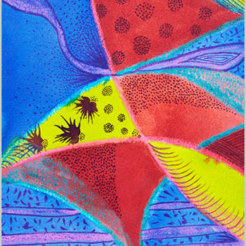 Peinture intitulée "Couleurs papillons" par Suzel Chaigneau, Œuvre d'art originale