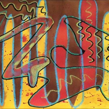 Painting titled "jazzy-woman.jpg" by Suzel Chaigneau, Original Artwork