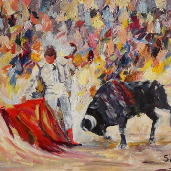 Painting titled "corida.jpg" by Suzy Salgas, Original Artwork