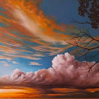 Painting titled "After The Storm" by Svetoslav Stoyanov, Original Artwork, Oil