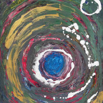 Painting titled "universe" by Sven W. Dahlke, Original Artwork, Acrylic