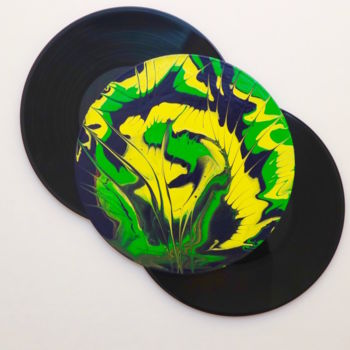 Sculpture titled "Vinyl Color" by Sophius, Original Artwork, Plastic