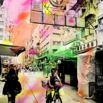 Printmaking titled "HONG KONG Urban Arc…" by Sven Pfrommer, Original Artwork, Analog Print